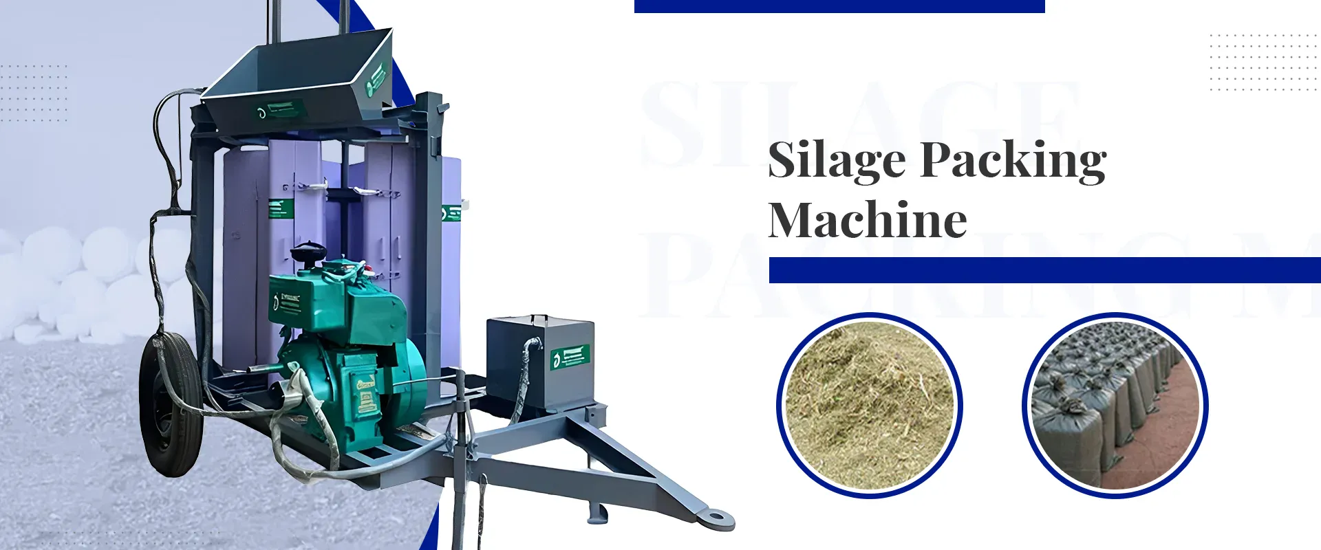 Silage Packing Machine In Washington US